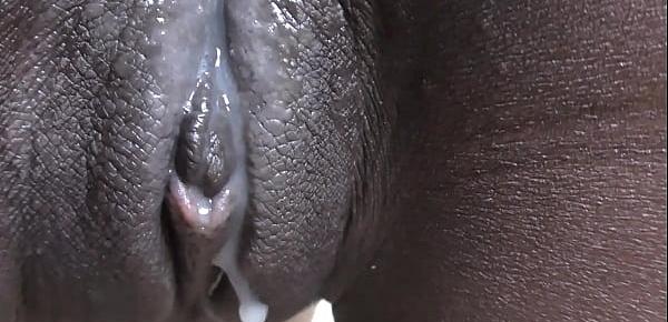 Black ass fucked and creampie